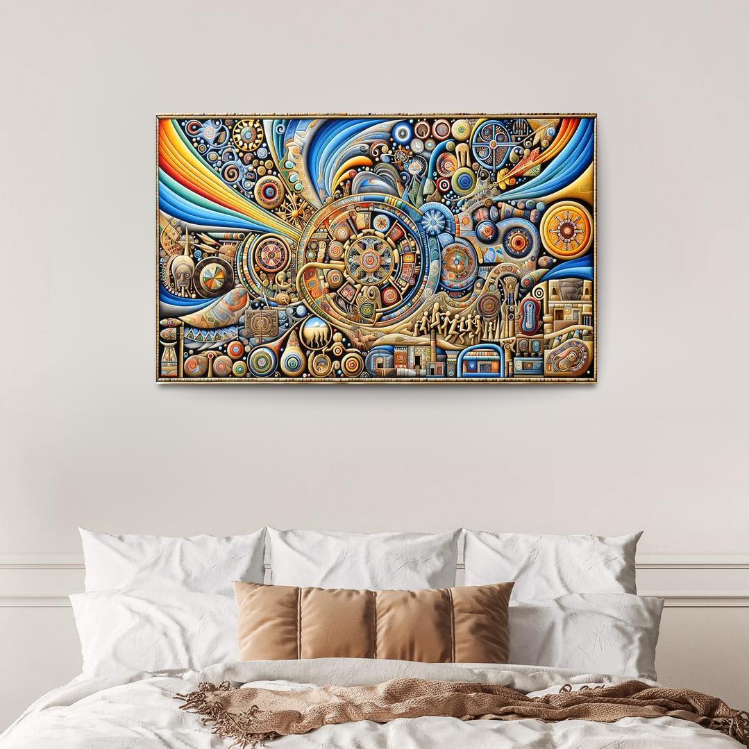 Culture Unbound Preserving Indigenous Traditions Multi-panel Paintings