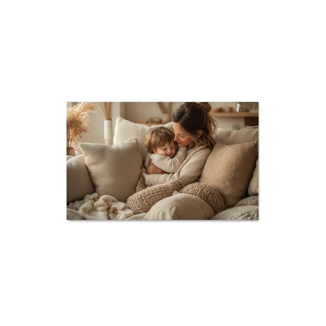 Cocoon Of Comfort A Mothers Safe Haven Custom Paintings Frame