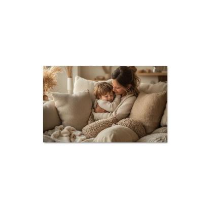 Cocoon Of Comfort A Mothers Safe Haven Custom Paintings Frame