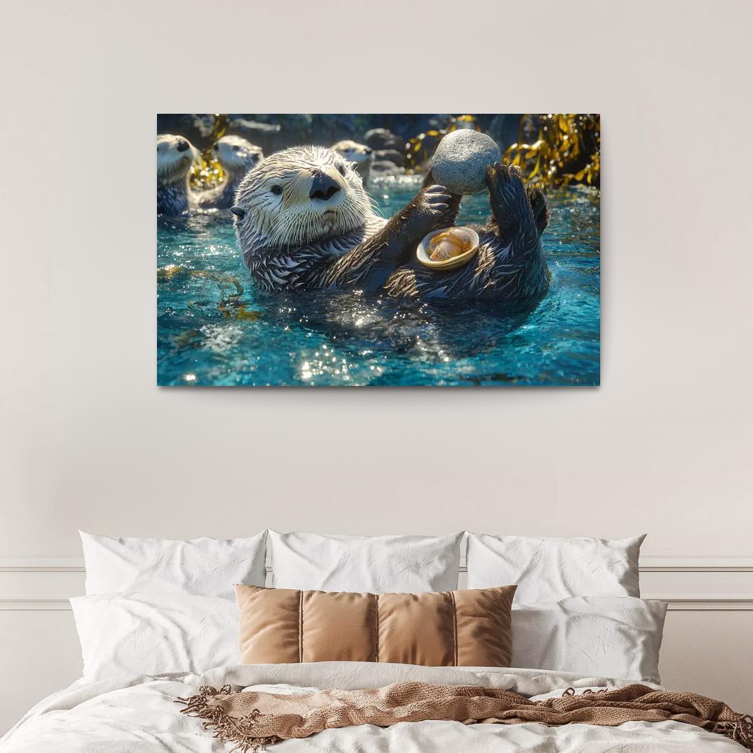 The Playful Sea Otter A Marine Acrobat Art Trends