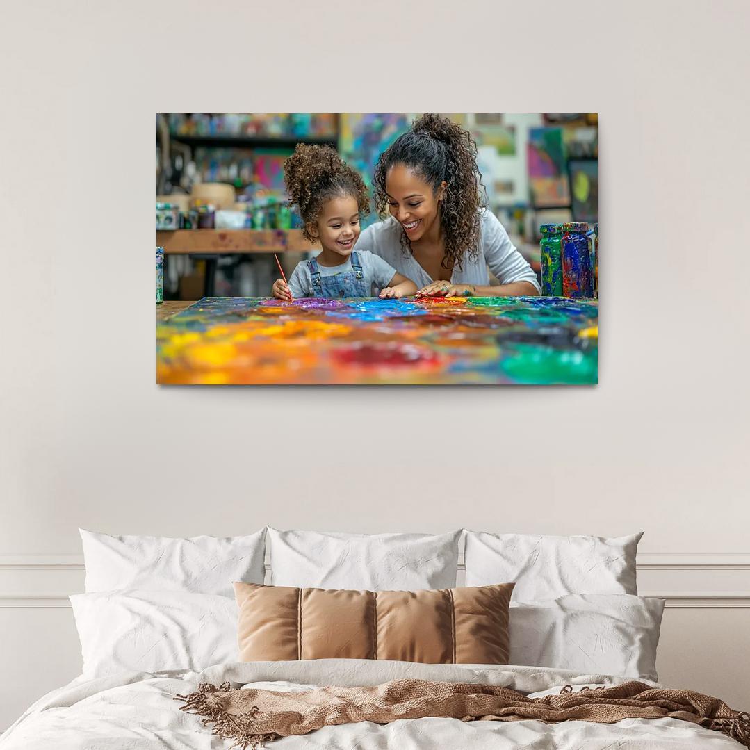 A Canvas Of Love Painting Our Journey Canvas Paintings Frame