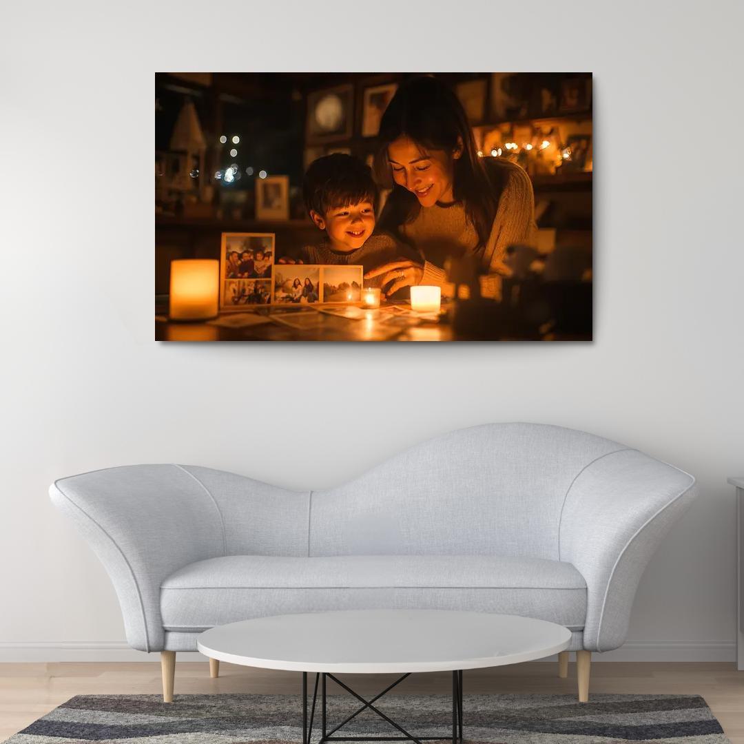 A Journey Through Time A Mothers Story Canvas Paintings Frame