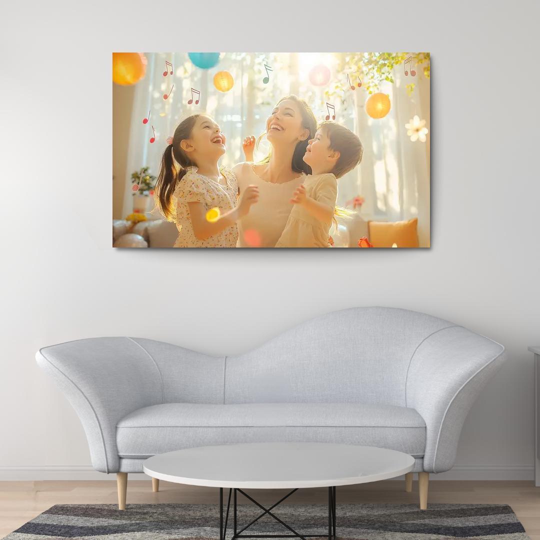 The Rhythm Of Love A Mothers Dance Custom Paintings Frame