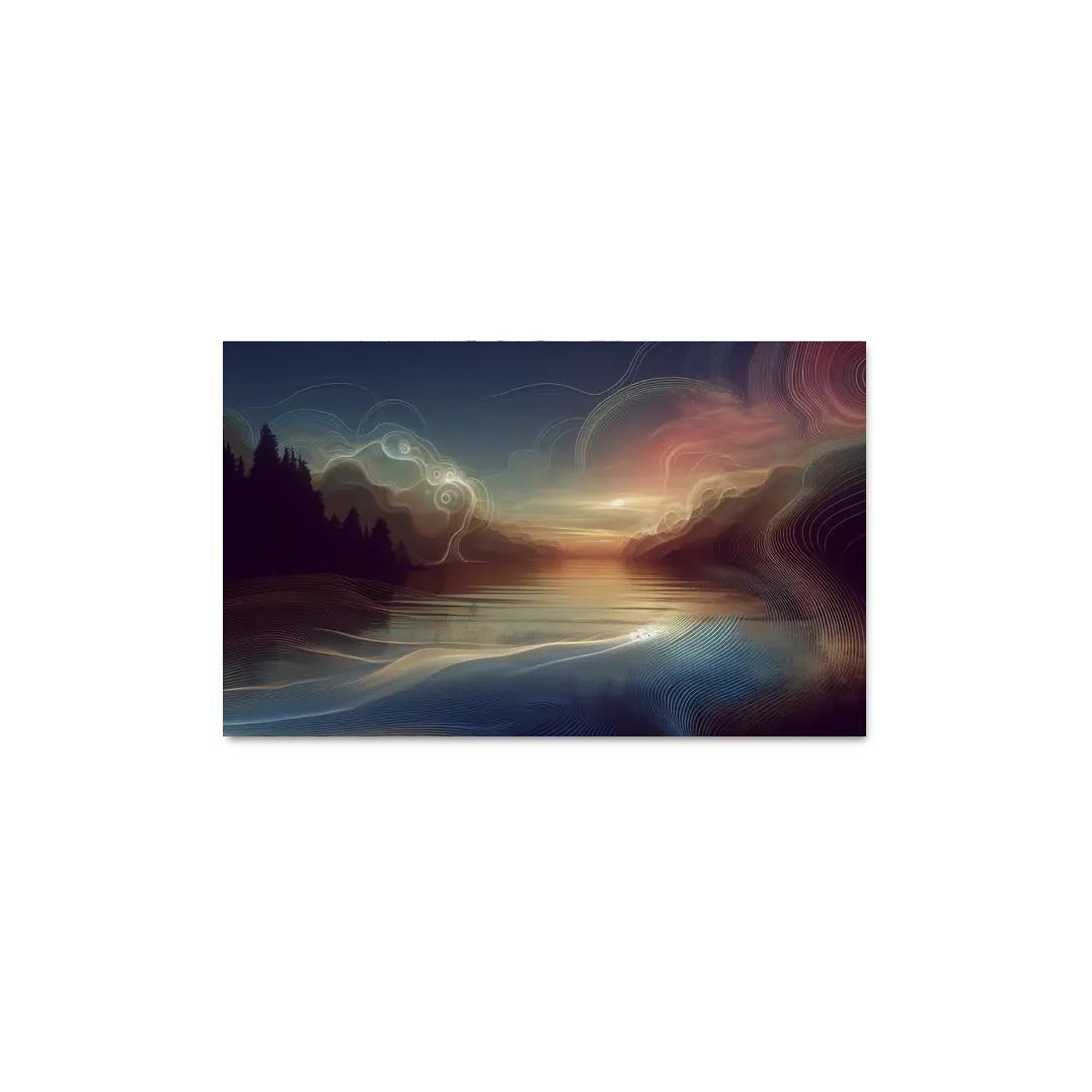 The Symphony of Silence 1 Piece HD Canvas Wall Art-Original Frame