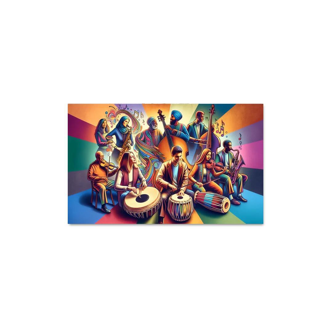 Voices In Harmony The Power Of Music In Social Change Custom Paintings Frame