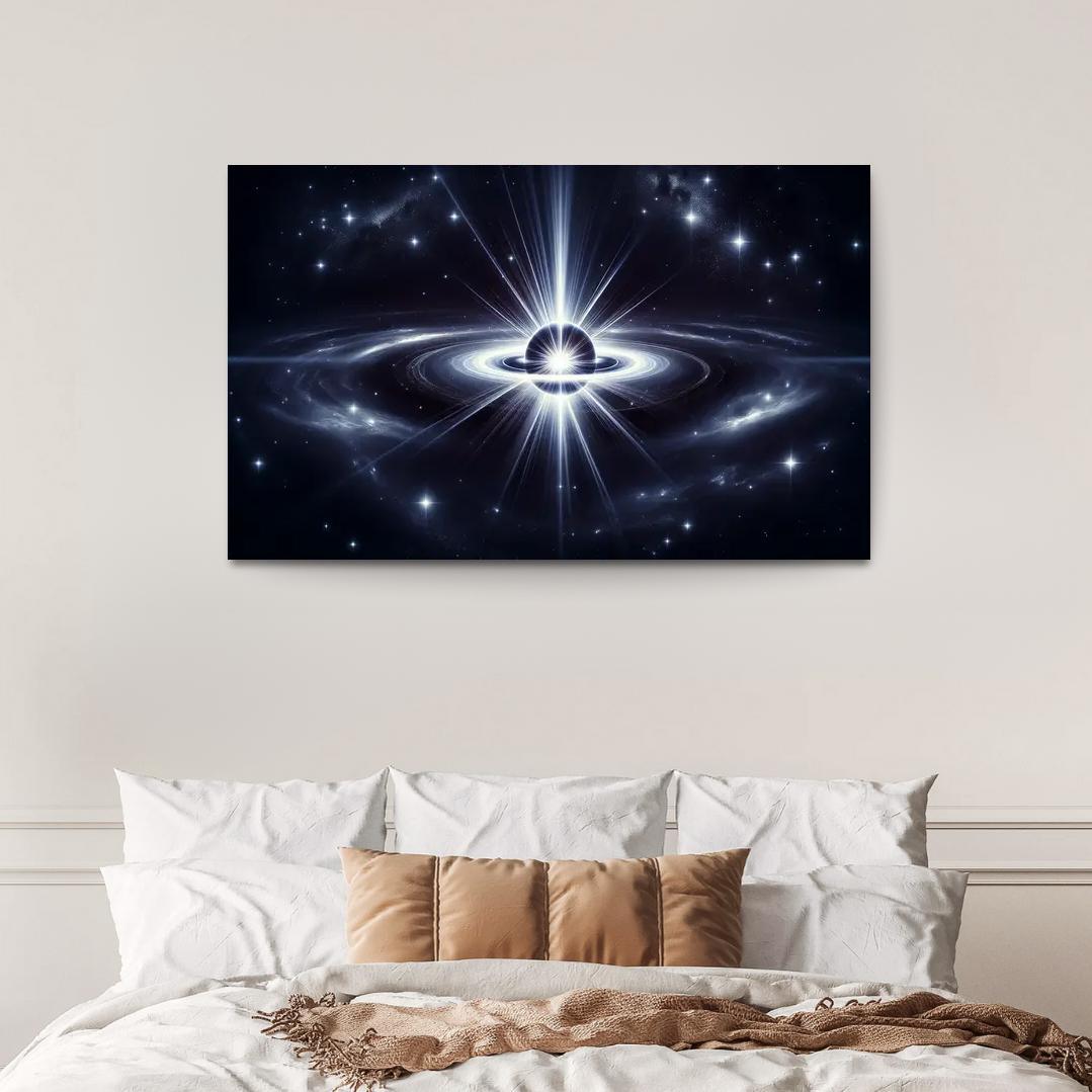 The Symphony of Pulsars 1 Piece HD Canvas Wall Art-Original Frame