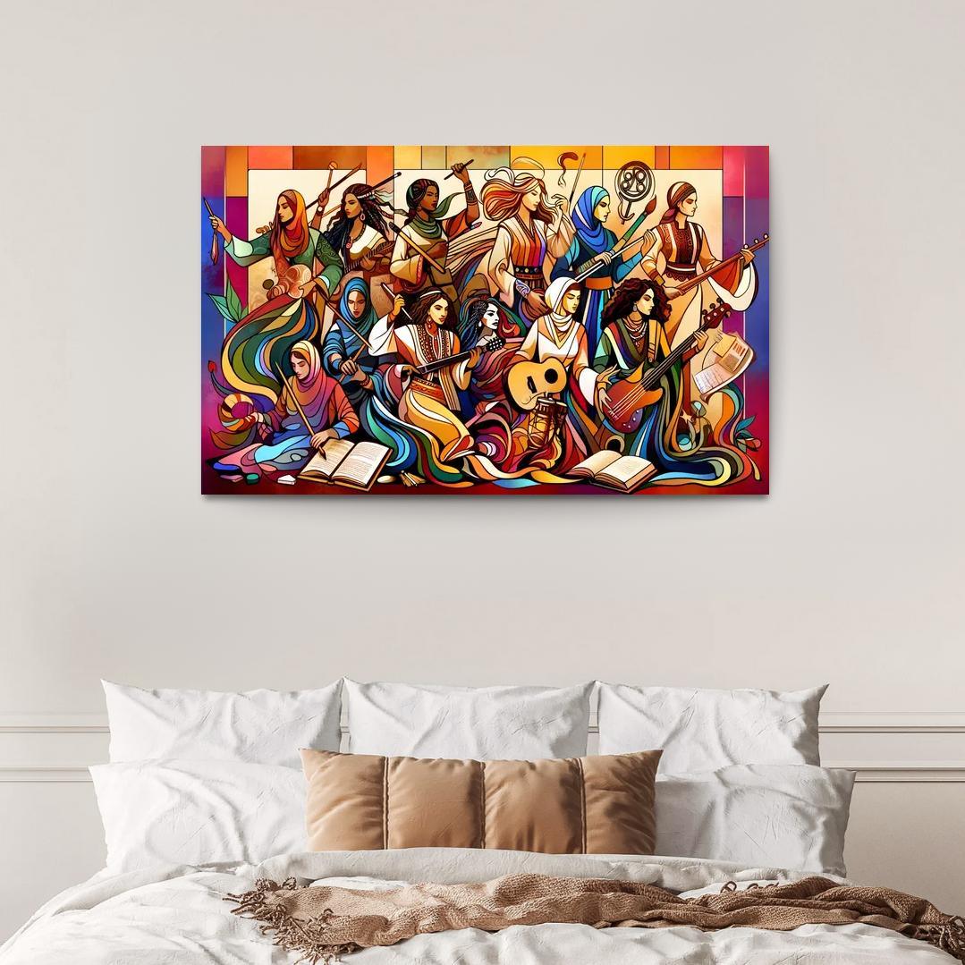 Gender Equity In Art Empowering Female Voices Custom Paintings Frame