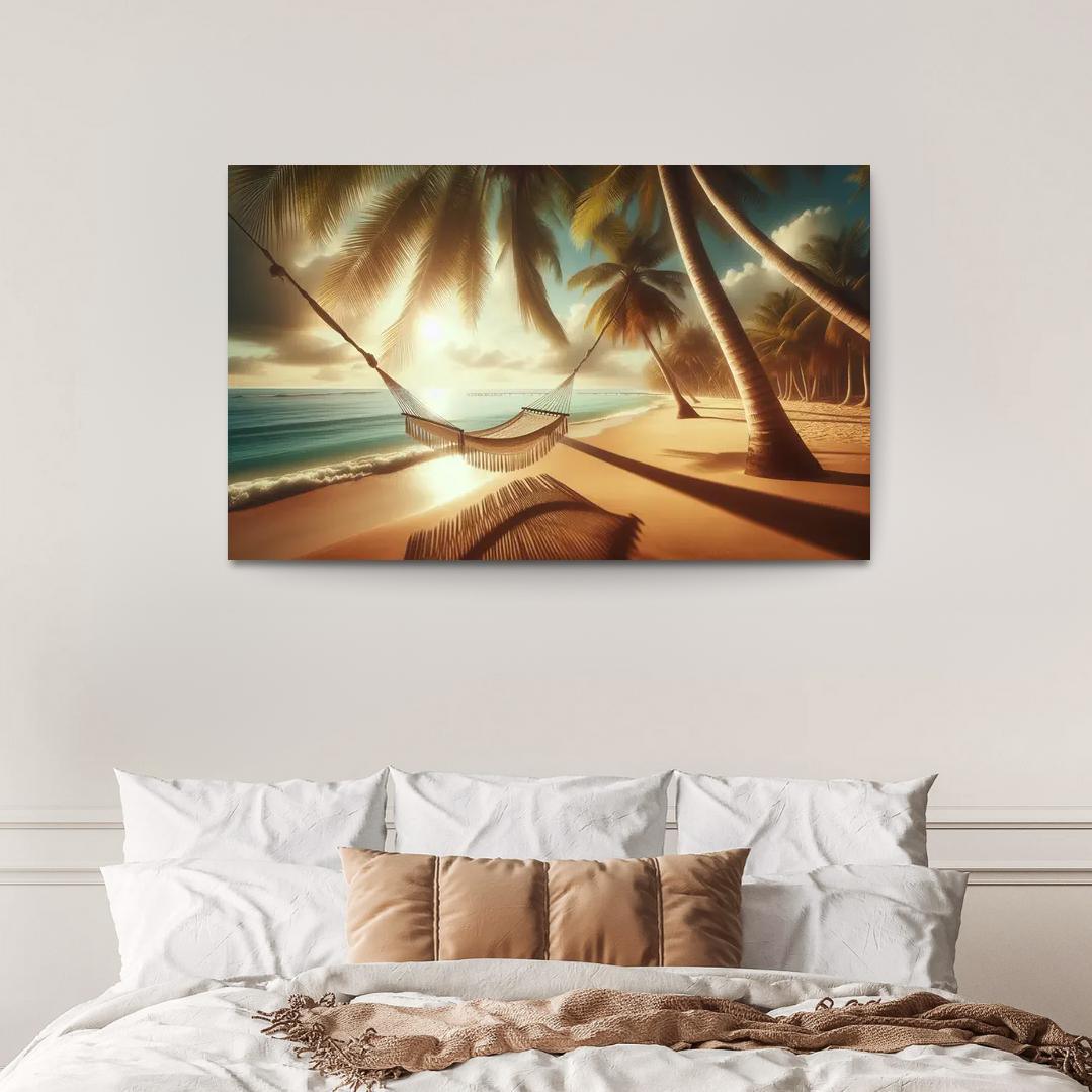 Whispering Palms Relaxing Getaway Multi-panel Paintings