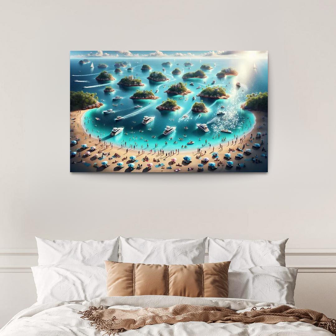 Island Hopping Adventure Premium Artwork Frames