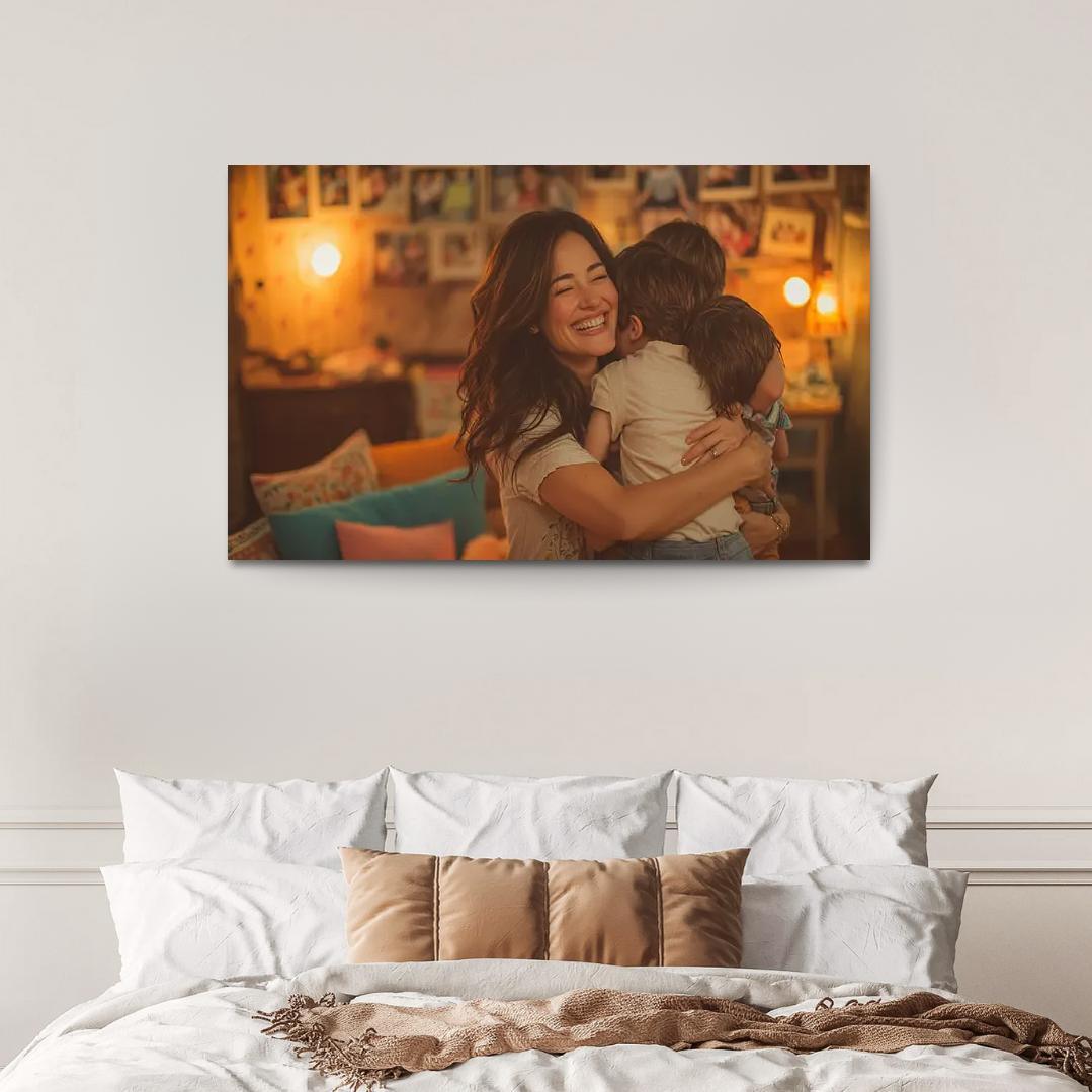 The Heart Of Family A Mothers Embrace Modern Paintings Frame