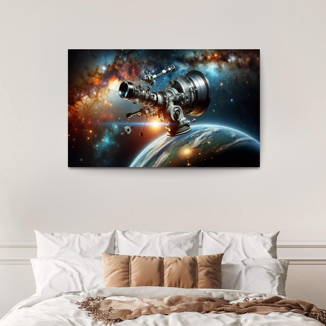The Wonders Of Space Telescopes Abstract Paintings Frame