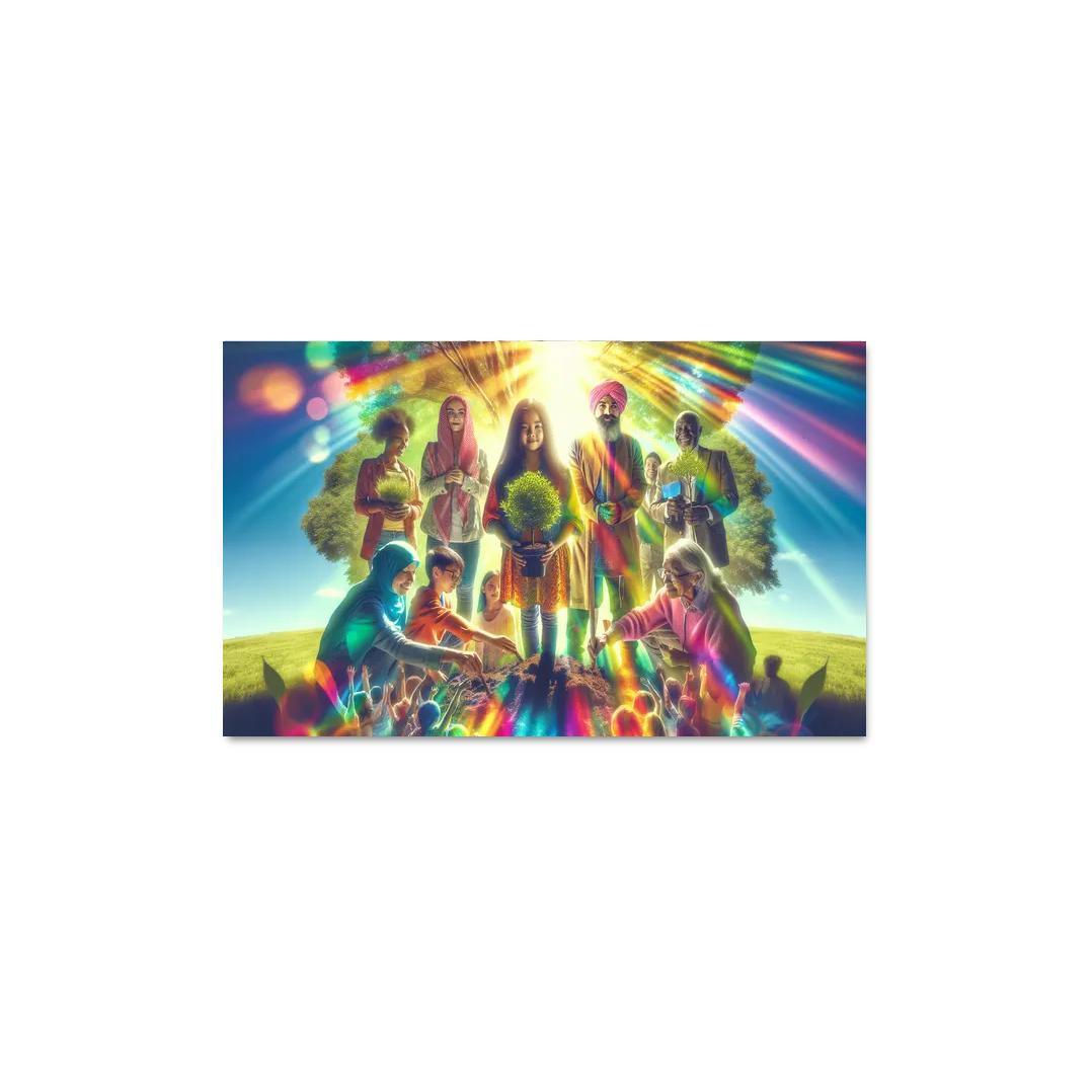 Healing The Planet Environmental Justice For All Custom Paintings Frame