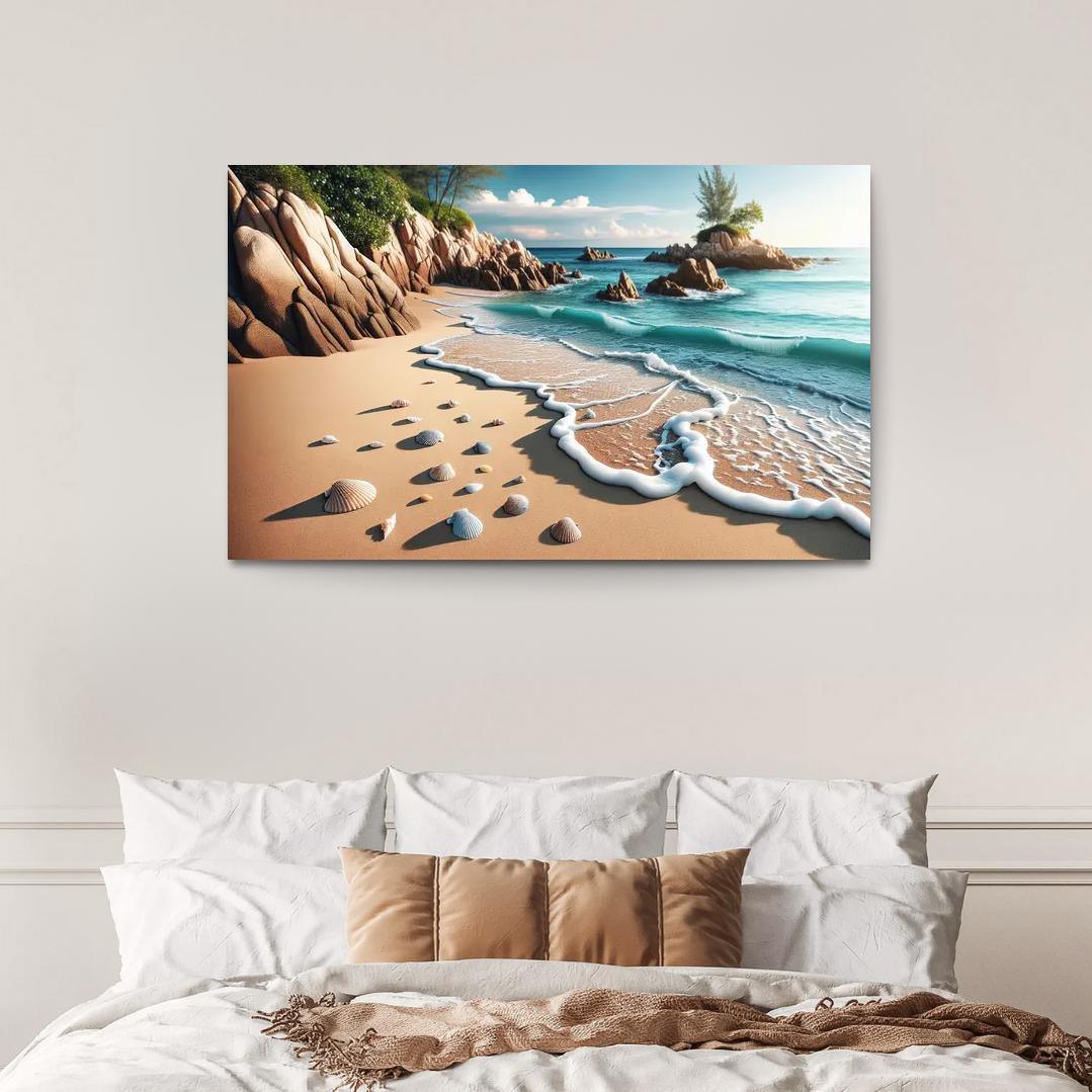Secret Shore Off-the-beaten-path Oasis Premium Artwork Frames