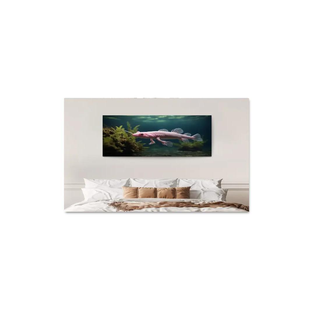 The Mysterious Axolotl A Wonder Of Regeneration Abstract Paintings Frame