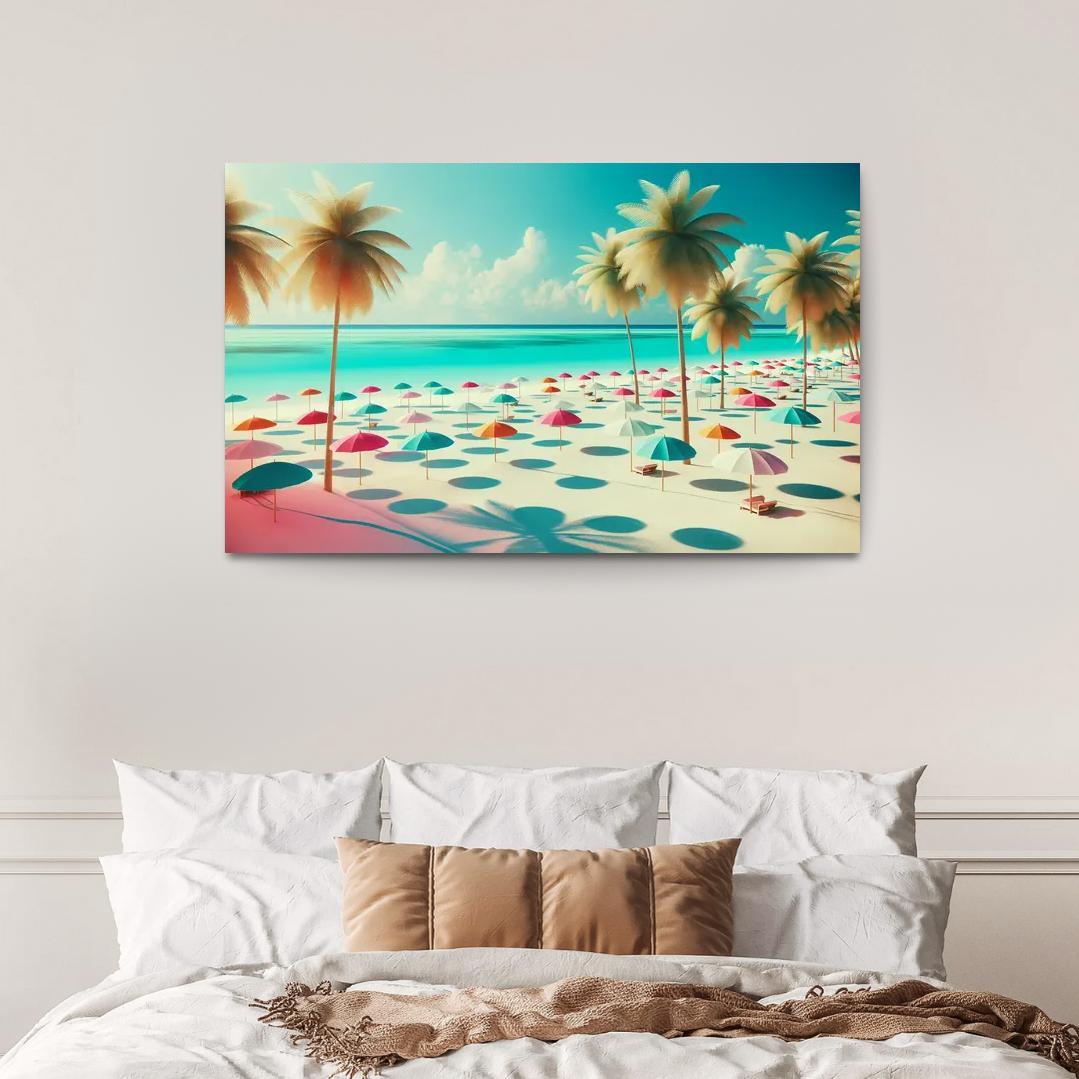 Coconut Grove Tropical Bliss Abstract Paintings Frame