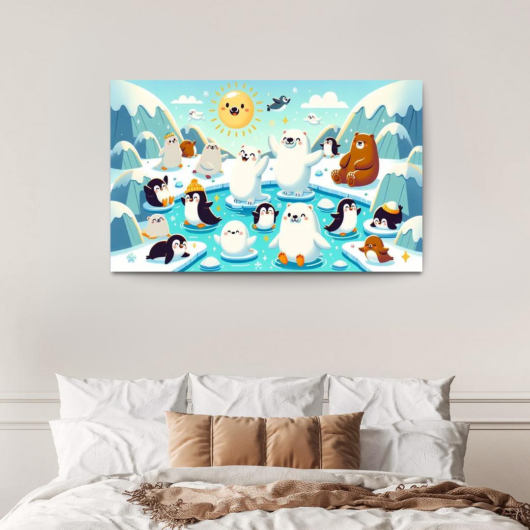 Adventurous Arctic Animals Premium Artwork Frames