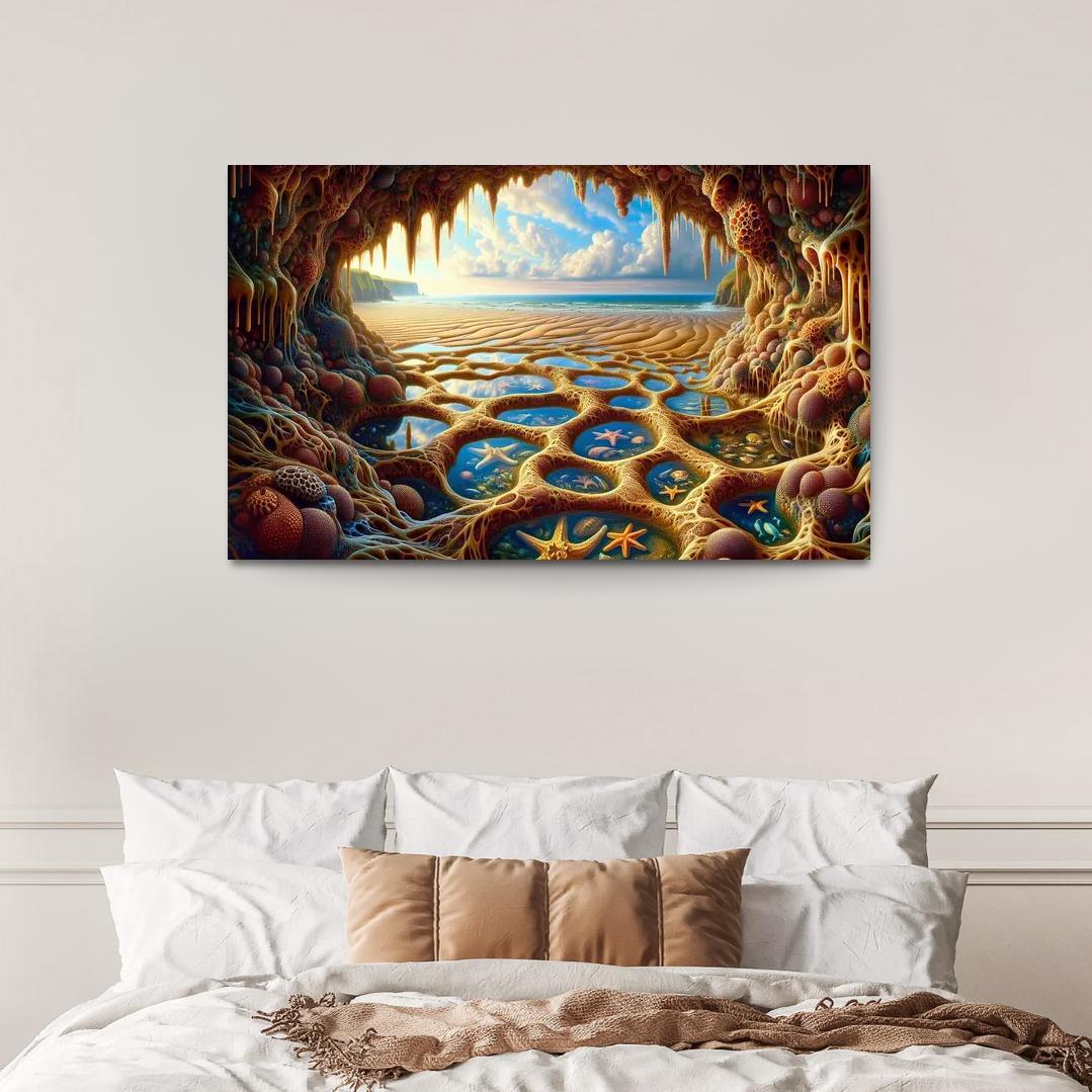 Starfish Shores Modern Paintings Frame