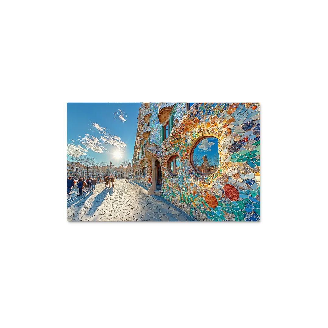 Casa Batll Abstract Paintings Frame