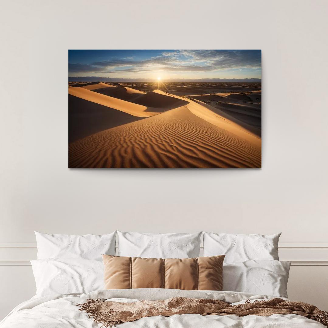 The Enigmatic Beauty Of Desert Landscapes Oil Paintings Frame