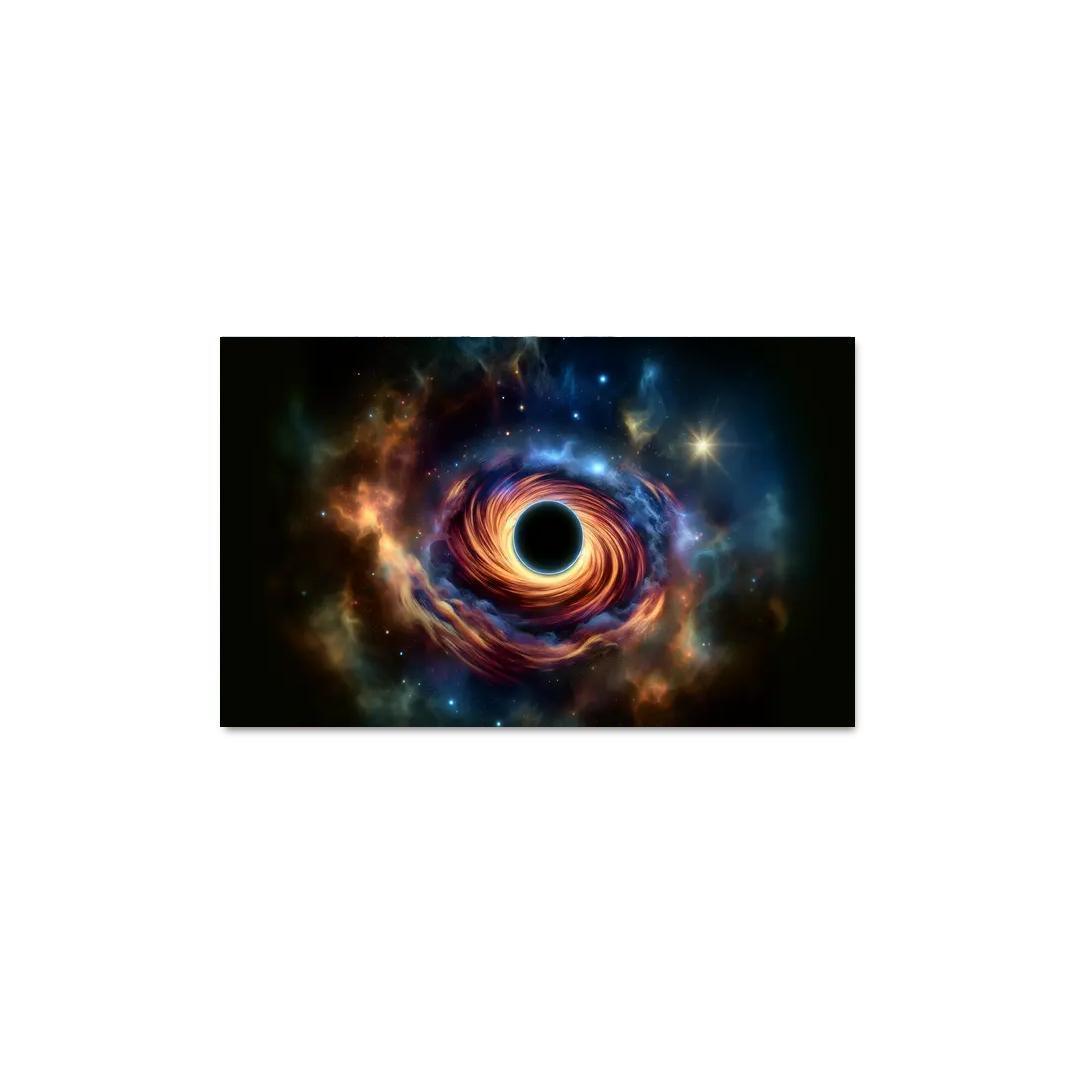 Exploring The Abyss Of Black Holes Abstract Paintings Frame