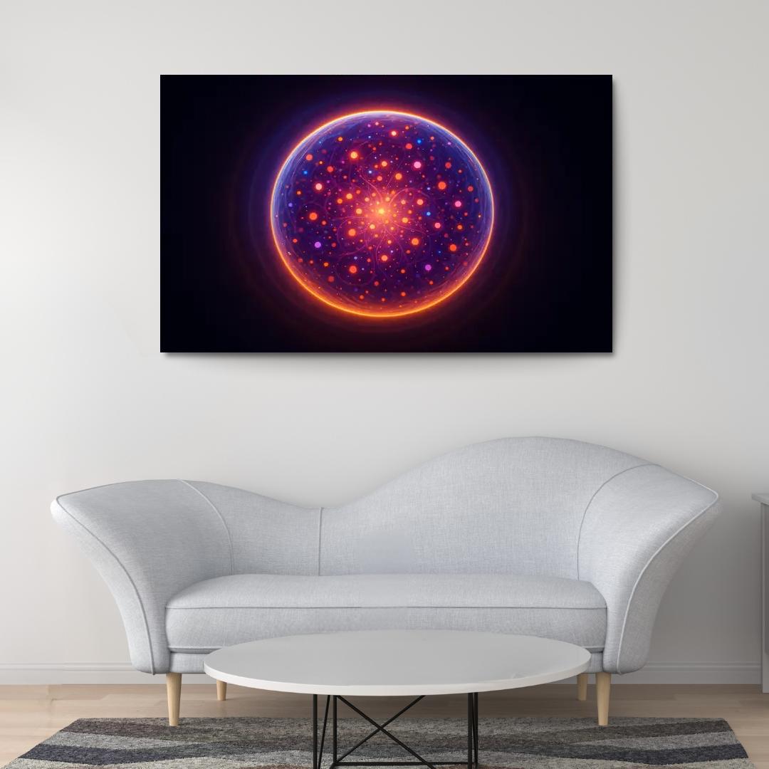 Pulse Of The Quantum Soul Oil Paintings Frame