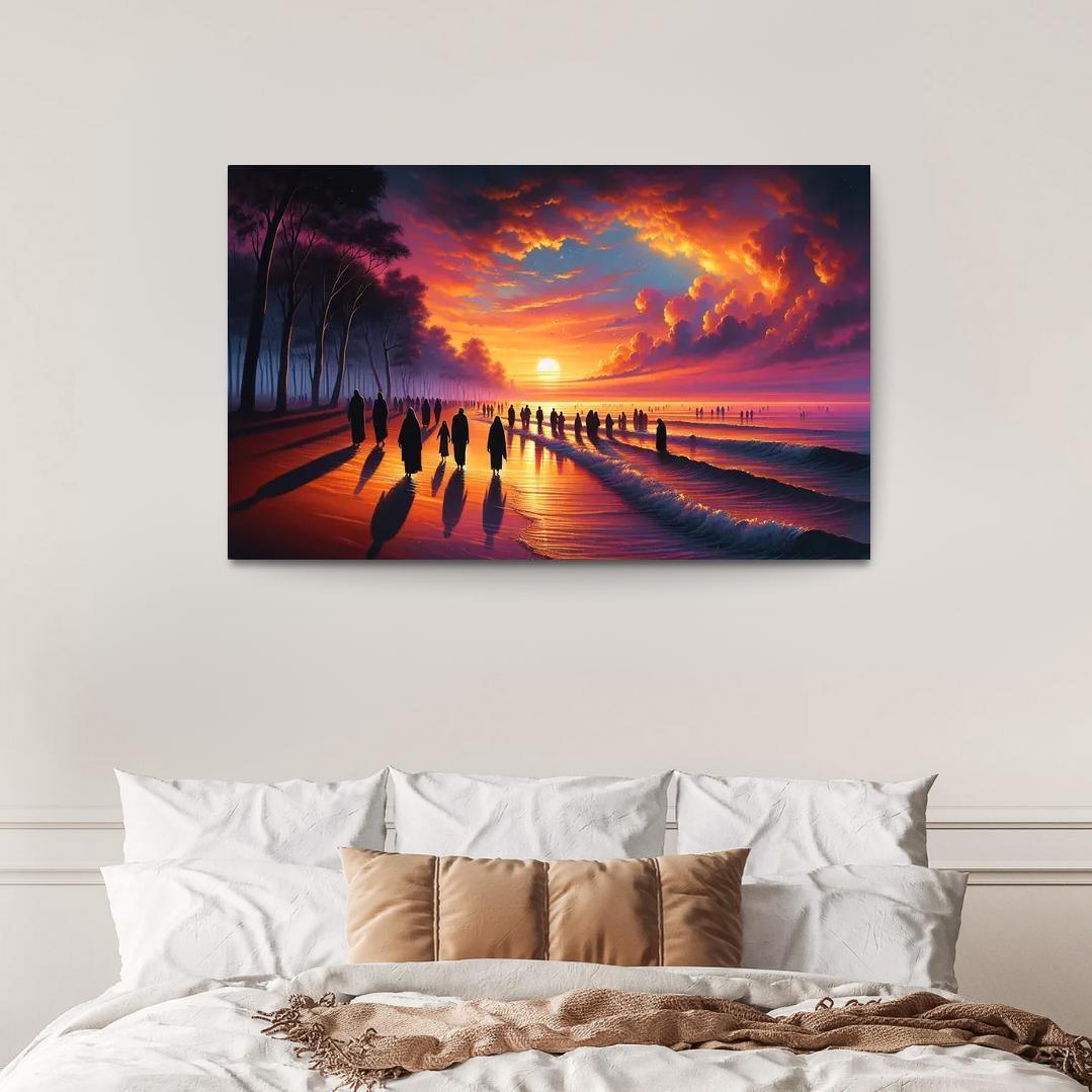Sunrise Bay Early Morning Magic Multi-panel Paintings