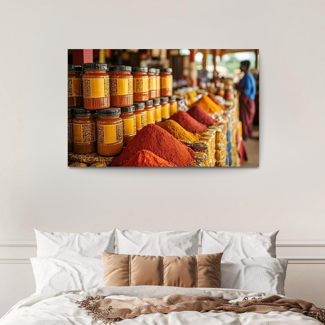 The Spice Market Abstract Paintings Frame