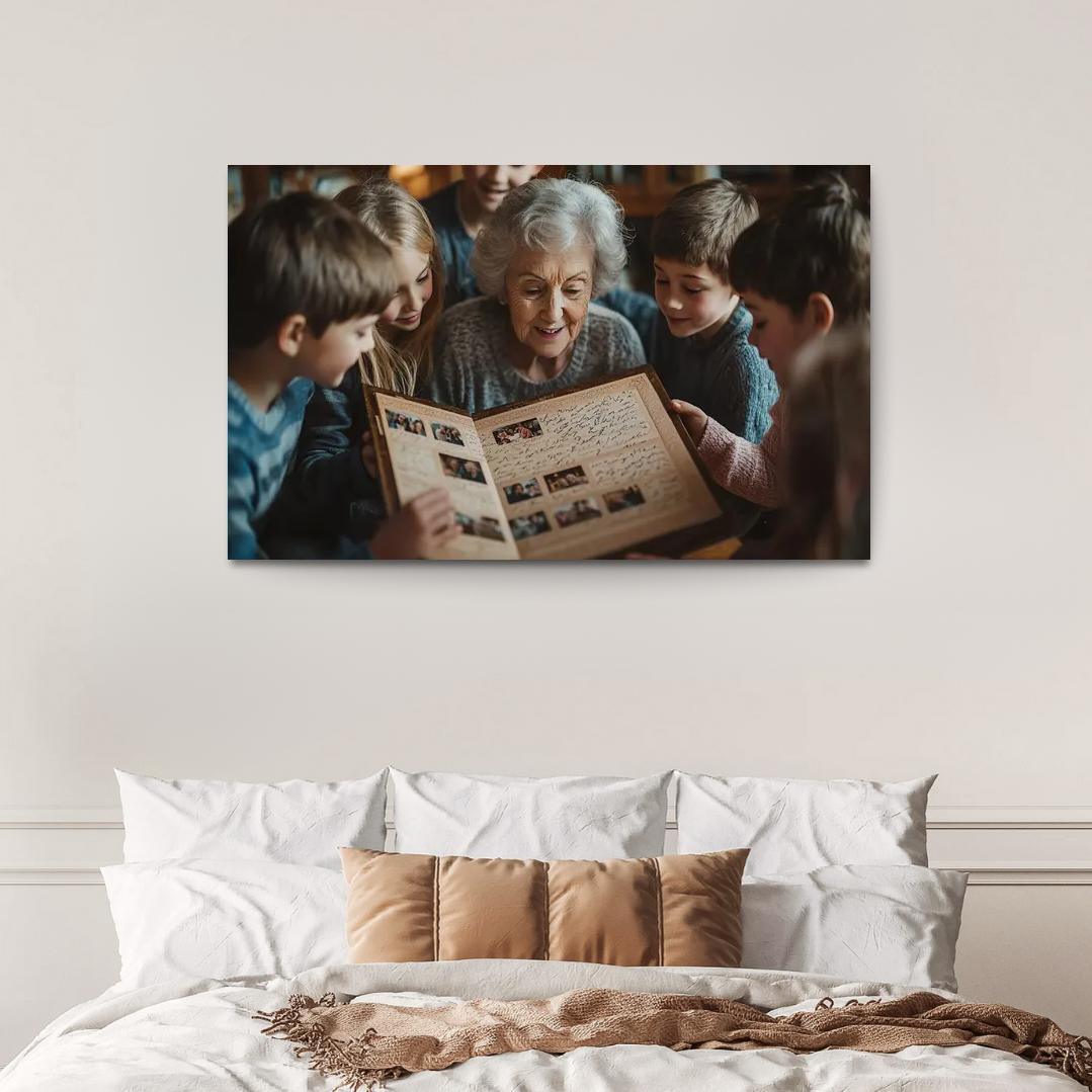 In Her Heart A Mother's Legacy Of Love Modern Paintings Frame