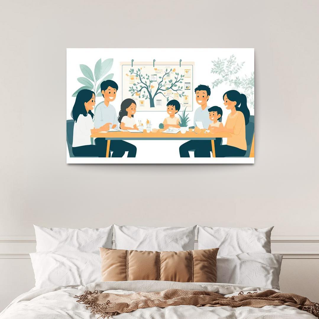 The Bonds We Share A Mothers Love Modern Paintings Frame