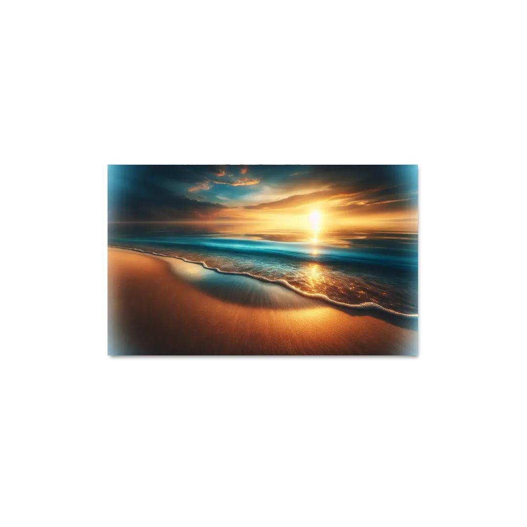 Saltwater Serenity Beach Modern Paintings Frame