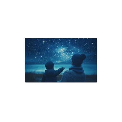 The Light Of Hope A Mothers Guiding Star Canvas Paintings Frame