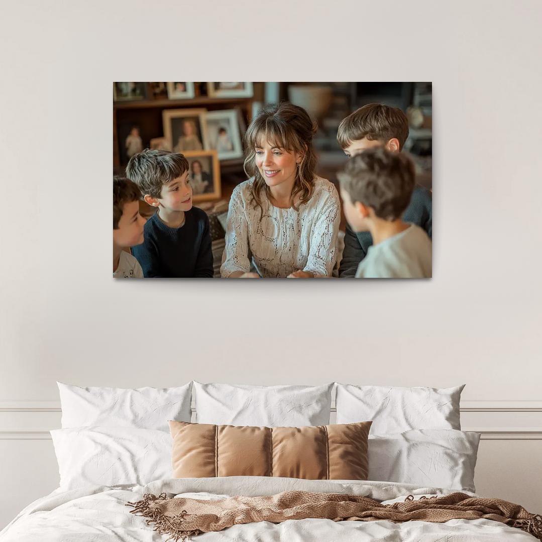 The Wisdom Of Generations Lessons From Mom Custom Paintings Frame