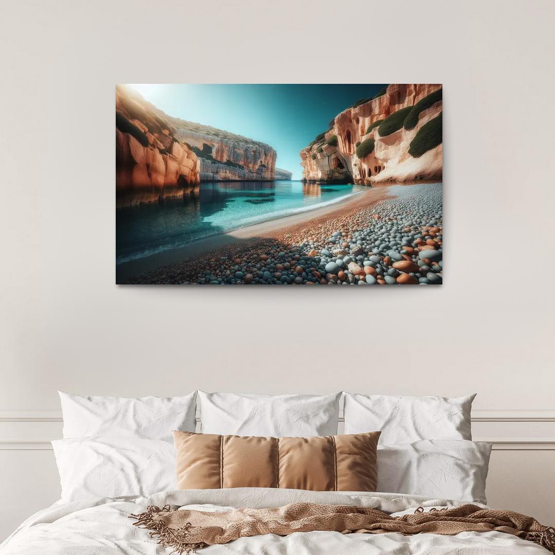 Pebble Cove Unique Geological Wonders Custom Paintings Frame