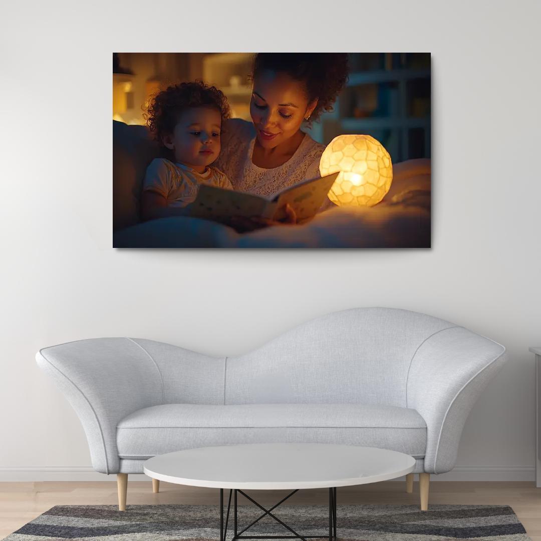 Guardian Angels A Mothers Everlasting Watch Canvas Paintings Frame