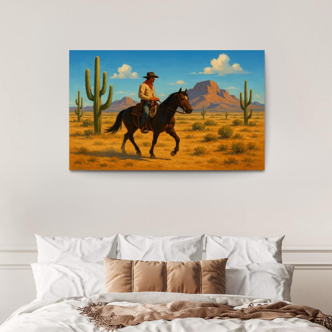 Wild West Adventure - Frontier Exploration Framed Paintings
