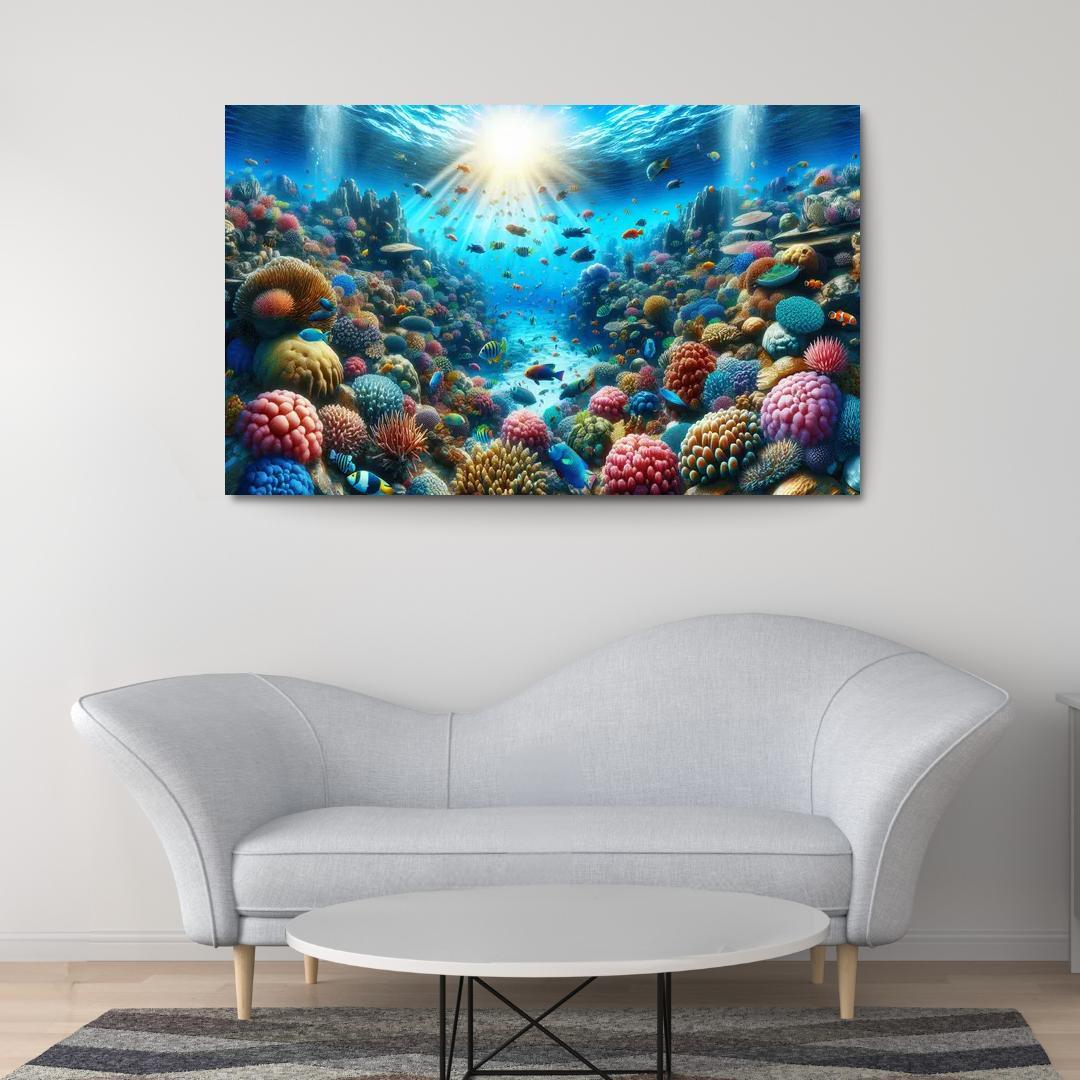 Mystic Waters An Adventure Seekers' Cove Custom Paintings Frame