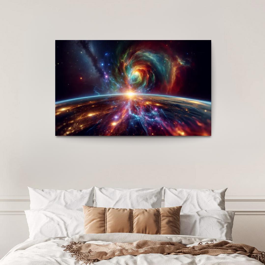 Investigating The Origins Of Cosmic Rays Abstract Paintings Frame