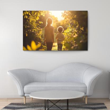 Journey Of Hearts A Mothers Guiding Love Custom Paintings Frame