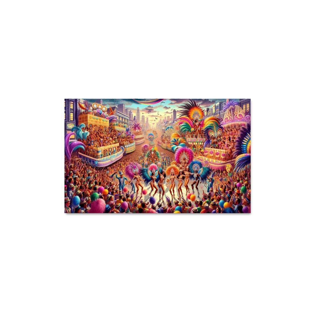 Rio Carnival - Brazil Modern Paintings Frame