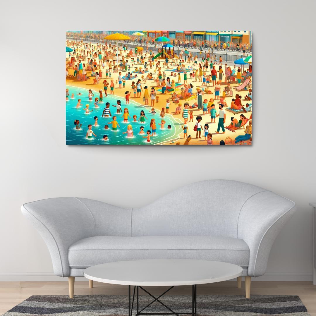 Sunshine Coast Family Fun And Activities Modern Paintings Frame