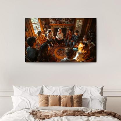 The Ties That Bind A Mothers Connection Canvas Paintings Frame