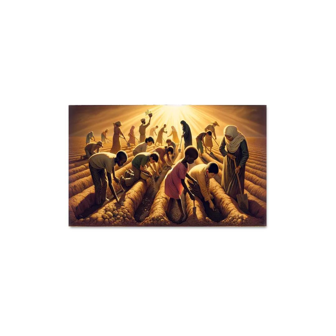 Future Generations The Legacy Of Our Choices Custom Paintings Frame