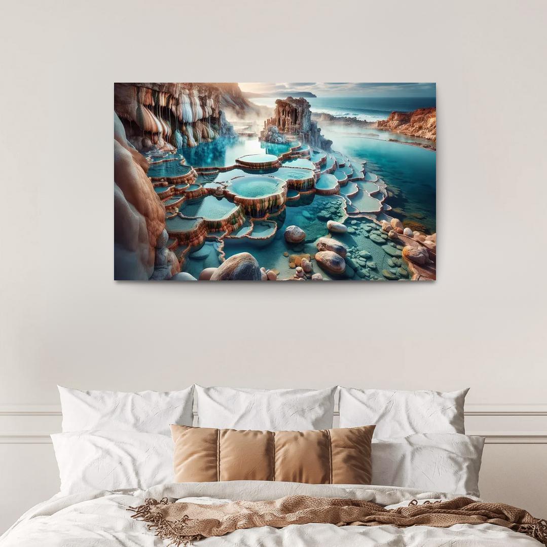 Blue Lagoon Natural Thermal Springs Premium Artwork Frames