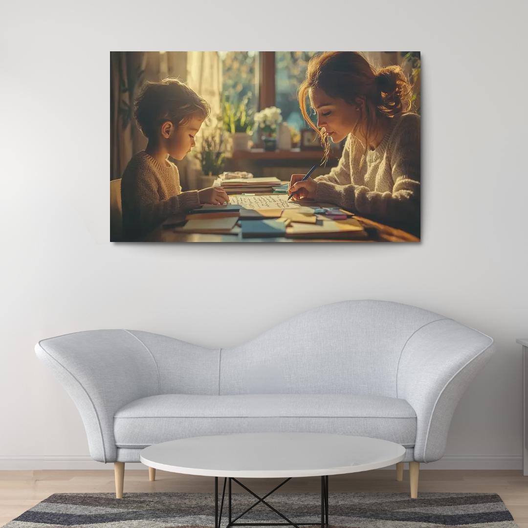 Love In Every Letter A Mothers Words Custom Paintings Frame