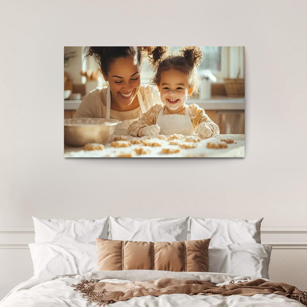 The Beauty Of Small Moments A Mothers Care Custom Paintings Frame