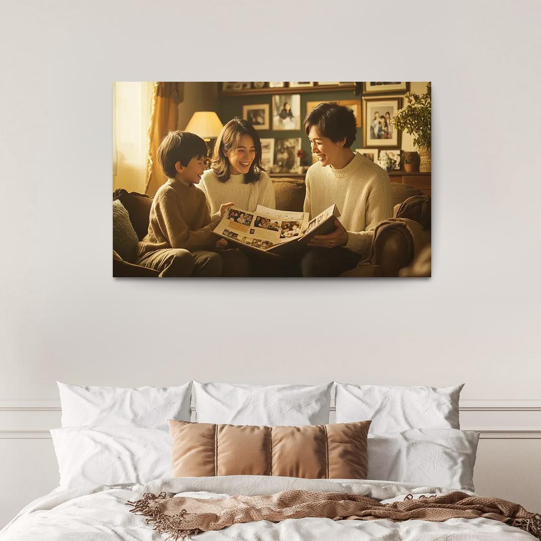 Through The Years A Mothers Journey Custom Paintings Frame