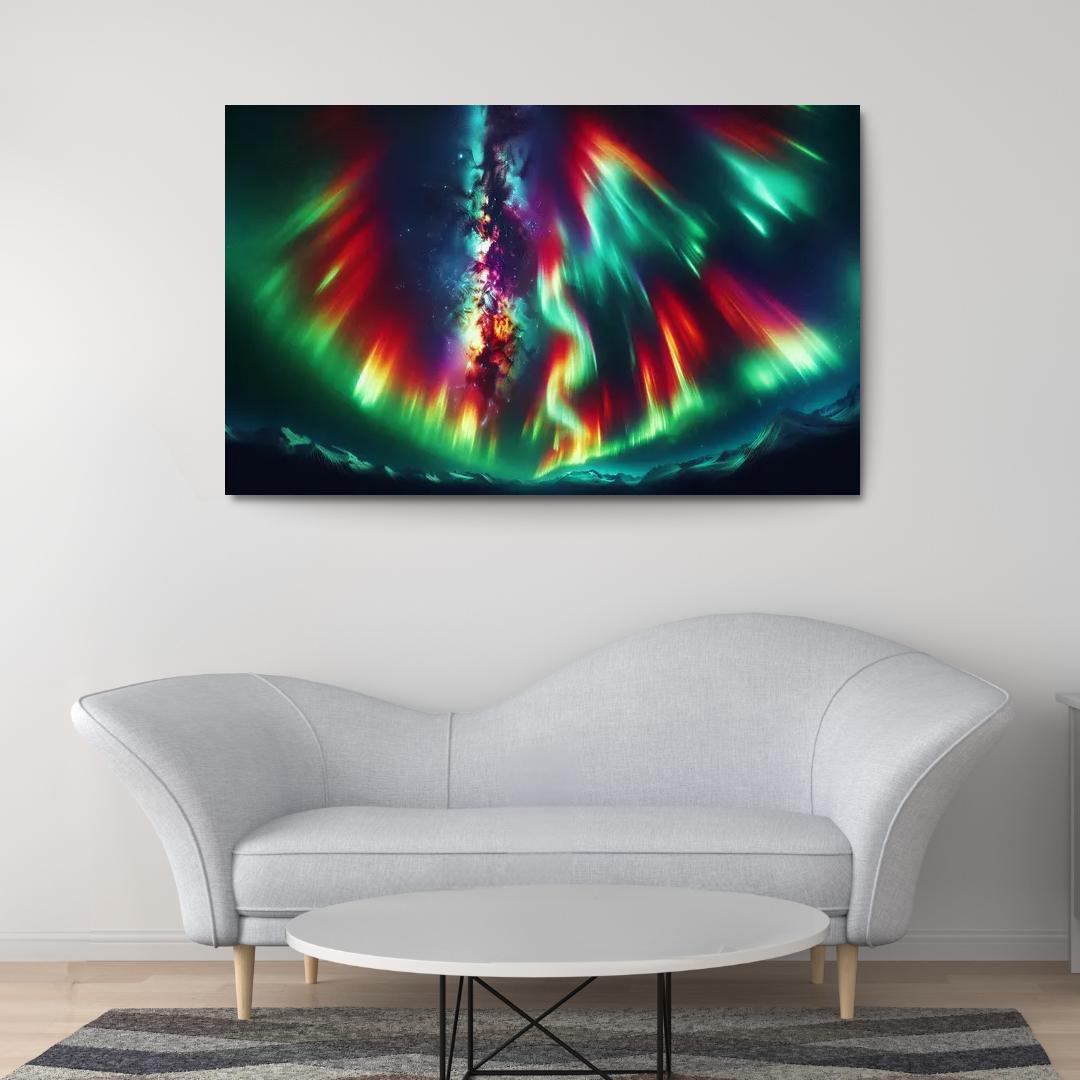 The Dance Of The Solar Wind And Magnetic Fields Abstract Paintings Frame