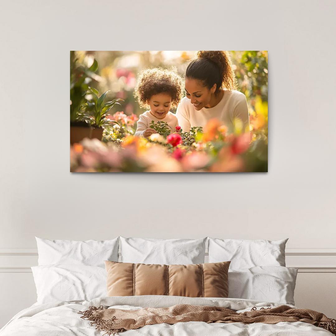 The Garden Of Memories A Mothers Legacy Canvas Paintings Frame