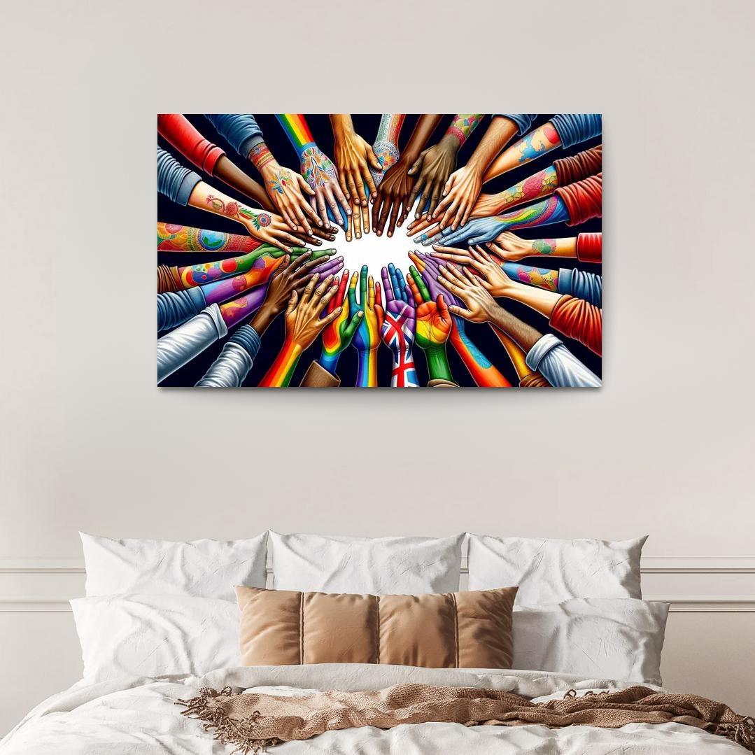 Art For Peace A Global Call To Action Custom Paintings Frame