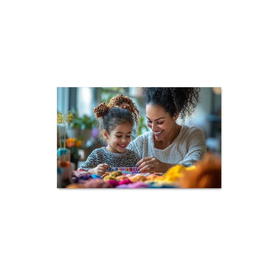 The Tapestry Of Love Weaving A Mothers Story Canvas Paintings Frame